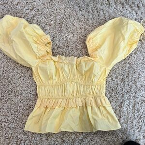 o.p.t. Puff sleeve top